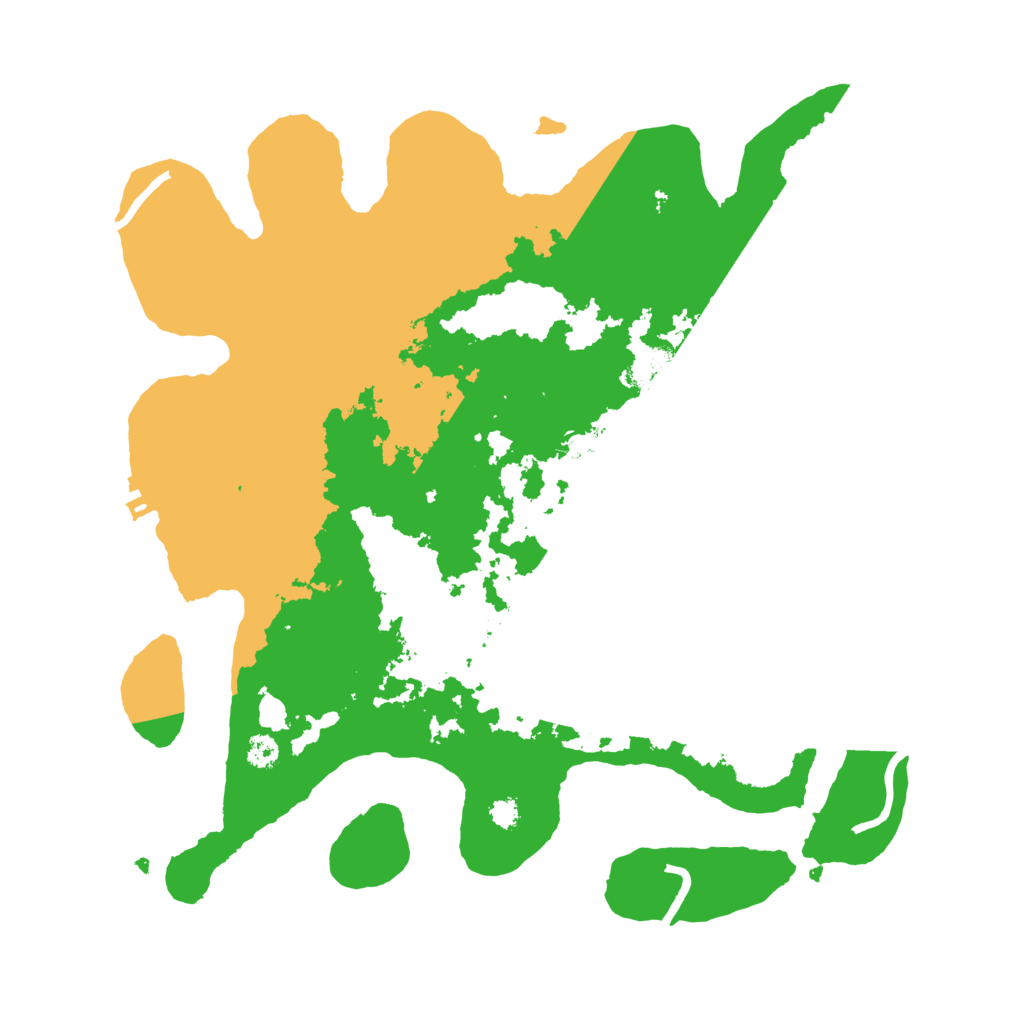 Biome Rust Map: Procedural Map, Size: 3250, Seed: 5292817