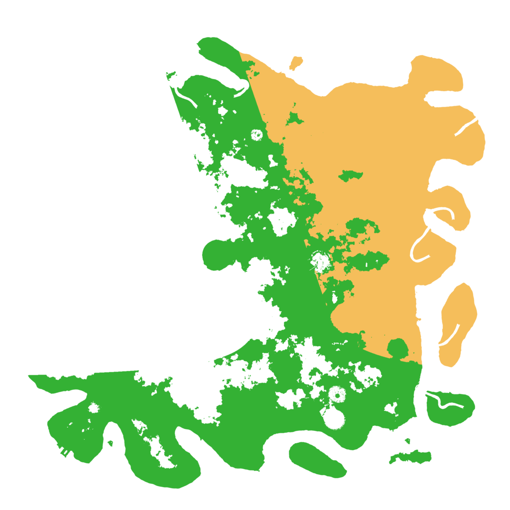 Biome Rust Map: Procedural Map, Size: 4500, Seed: 3701124