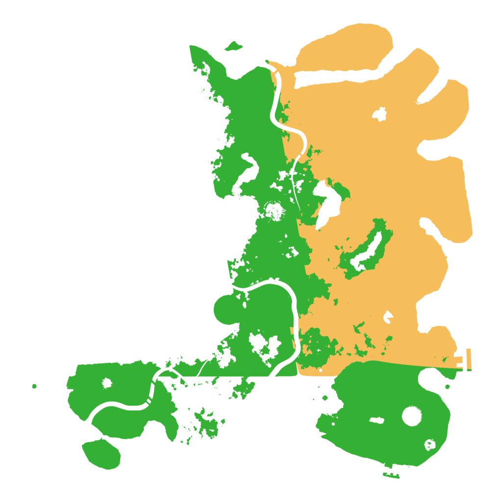 Biome Rust Map: Procedural Map, Size: 4500, Seed: 4639077