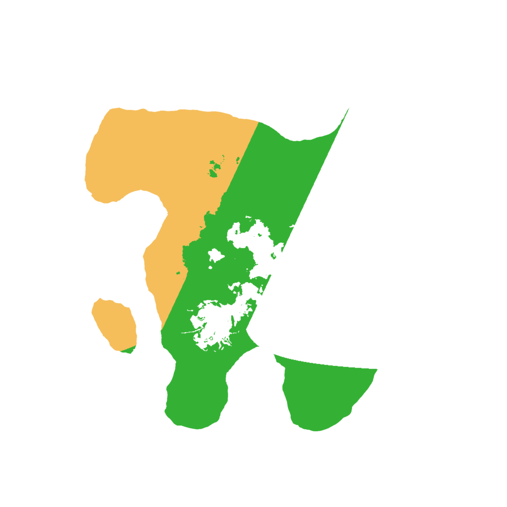 Biome Rust Map: Barren, Size: 2000, Seed: 5634557