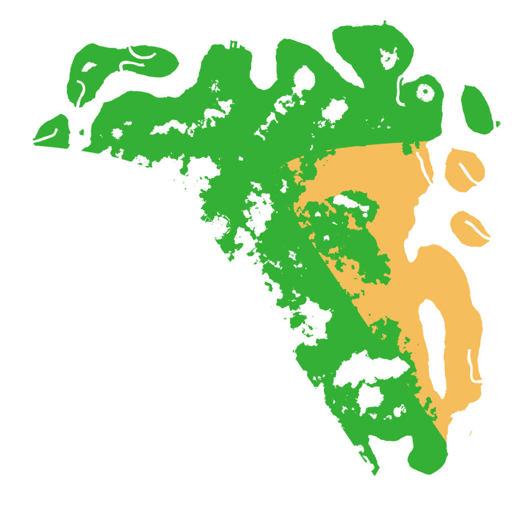 Biome Rust Map: Procedural Map, Size: 4500, Seed: 128454