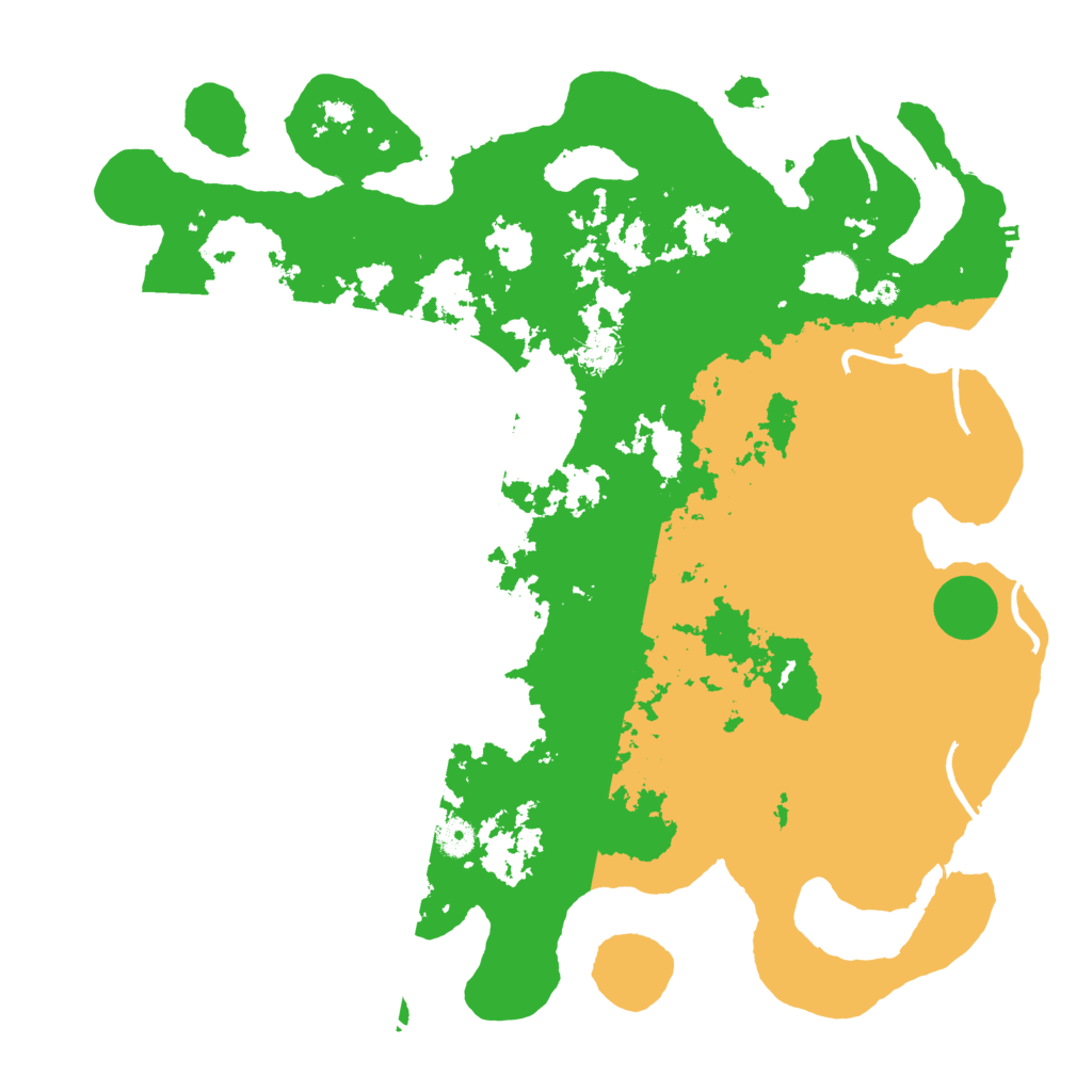 Biome Rust Map: Procedural Map, Size: 4500, Seed: 95972