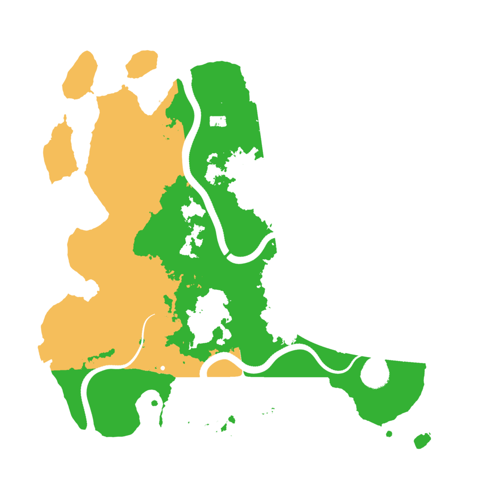 Biome Rust Map: Procedural Map, Size: 3250, Seed: 2676061