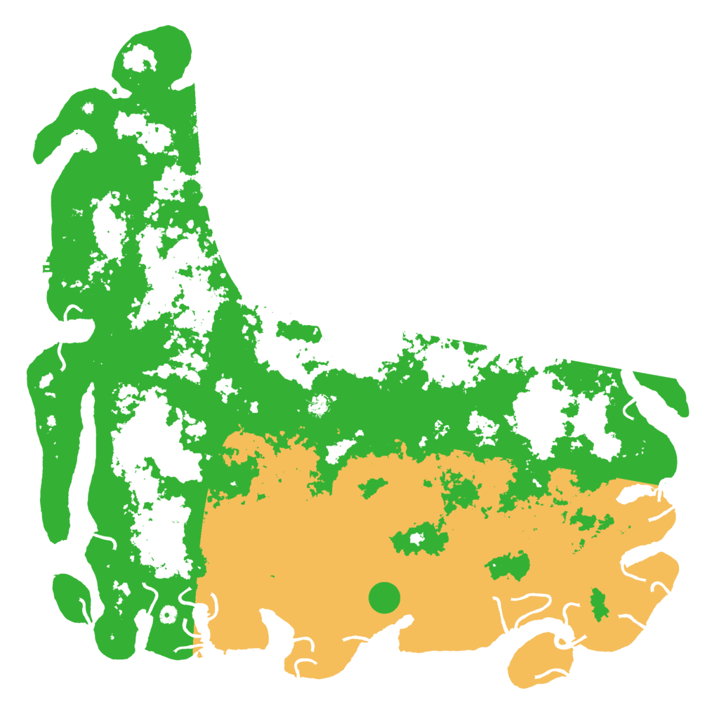 Biome Rust Map: Procedural Map, Size: 6000, Seed: 6969420
