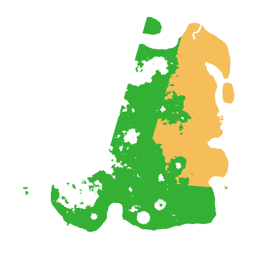 Biome Rust Map: Procedural Map, Size: 3500, Seed: 3480279