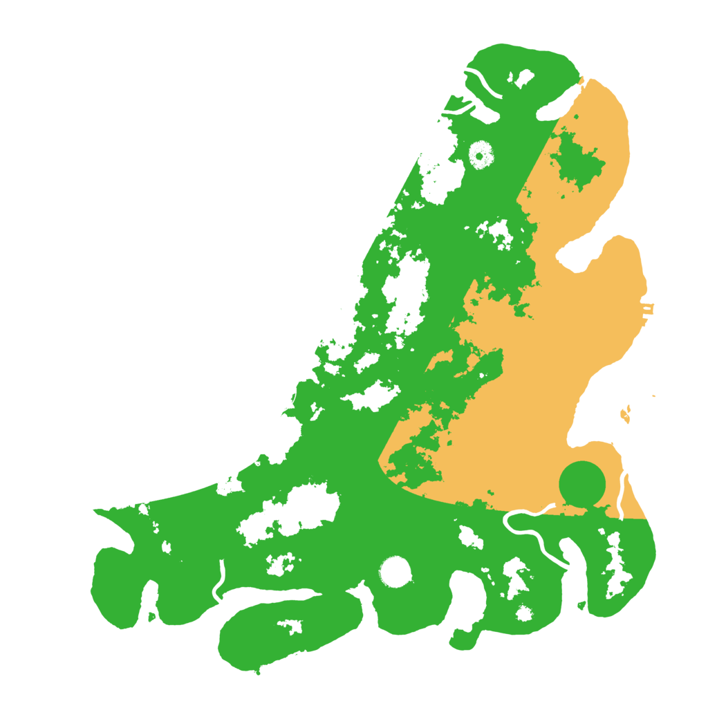 Biome Rust Map: Procedural Map, Size: 4000, Seed: 9356