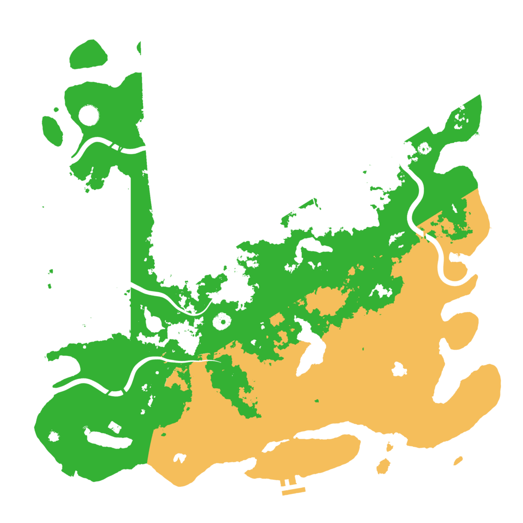 Biome Rust Map: Procedural Map, Size: 4500, Seed: 4445085