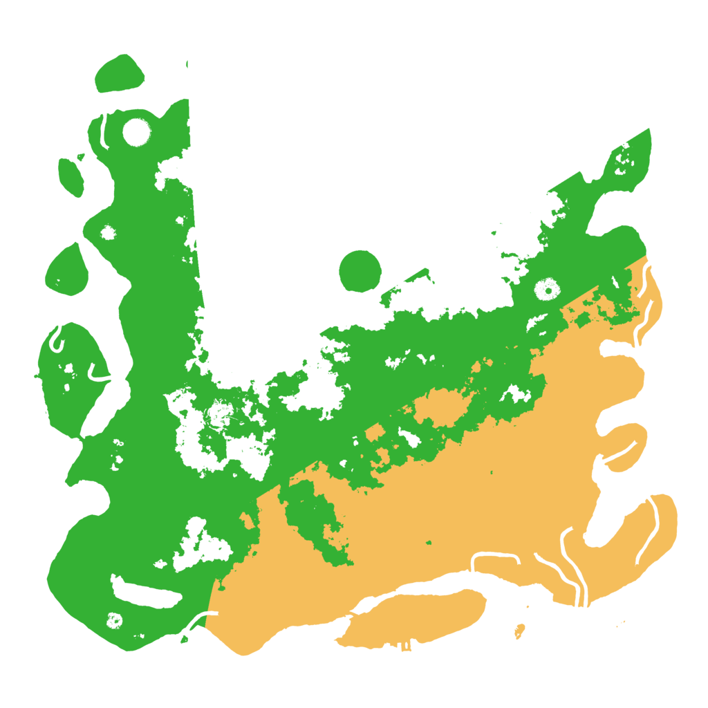 Biome Rust Map: Procedural Map, Size: 4500, Seed: 4445085