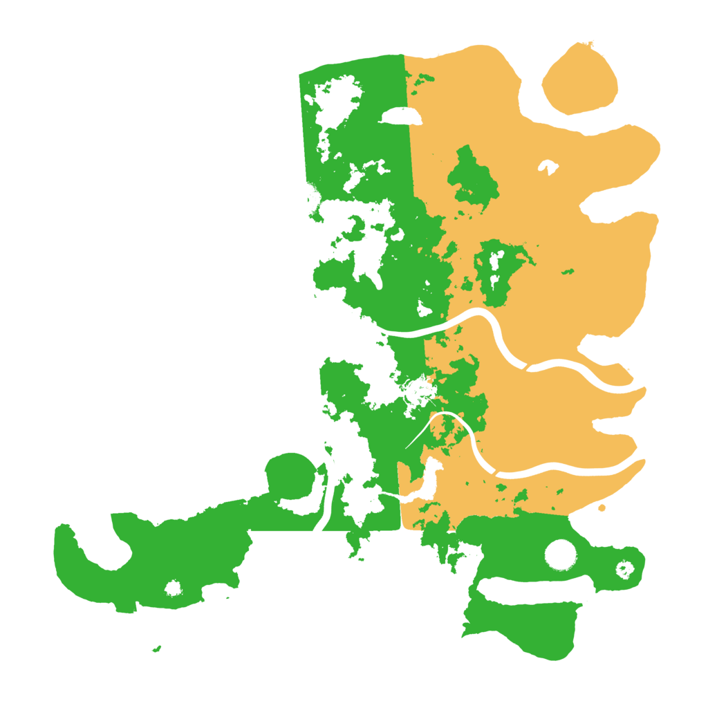 Biome Rust Map: Procedural Map, Size: 4000, Seed: 319712