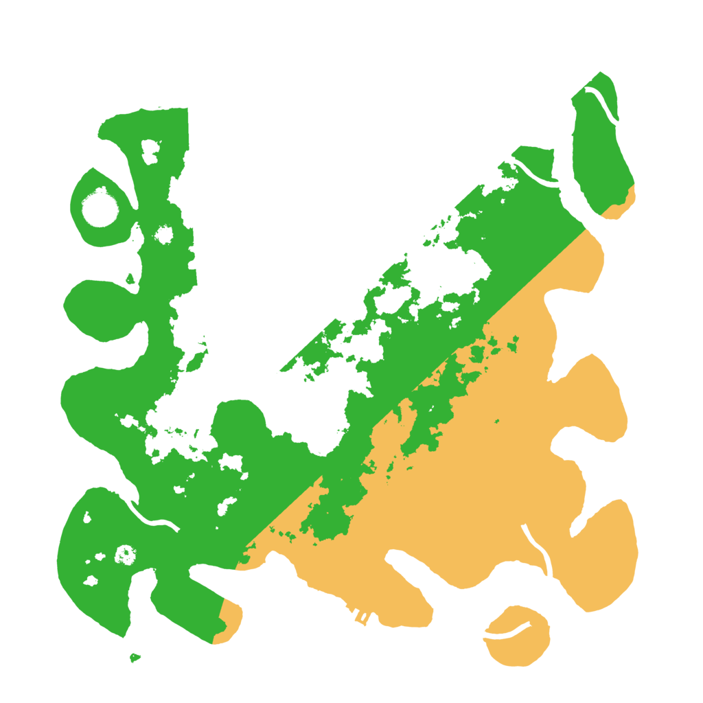Biome Rust Map: Procedural Map, Size: 3500, Seed: 1963286