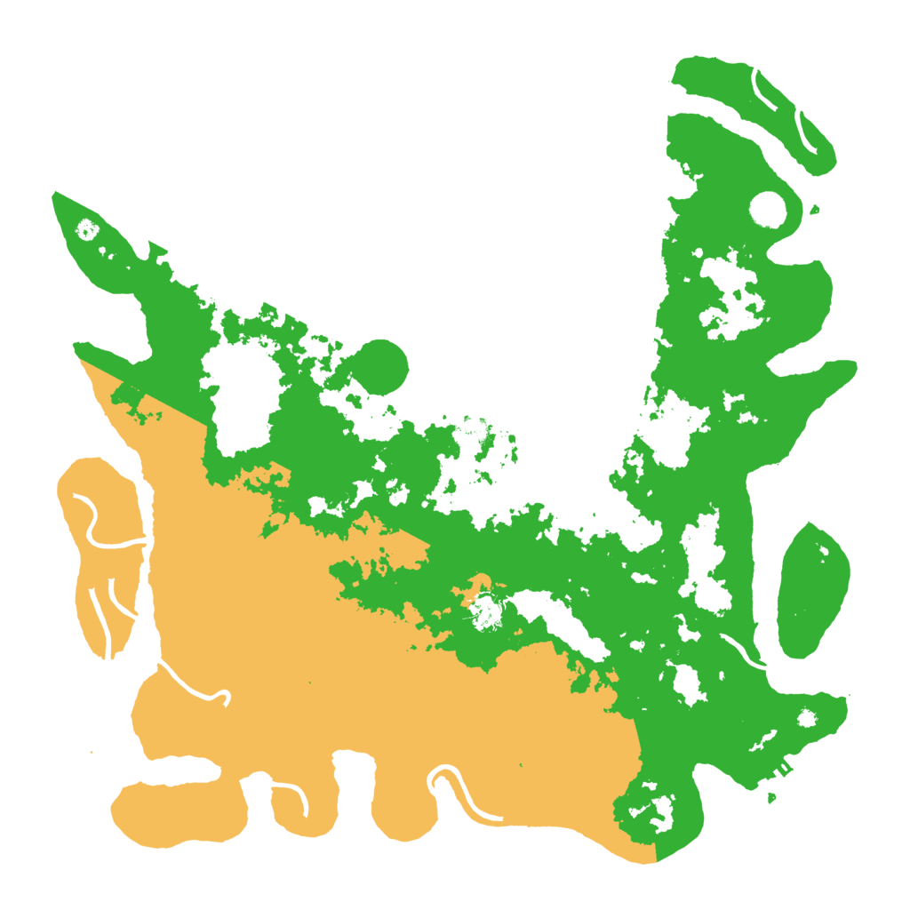 Biome Rust Map: Procedural Map, Size: 4500, Seed: 5883742
