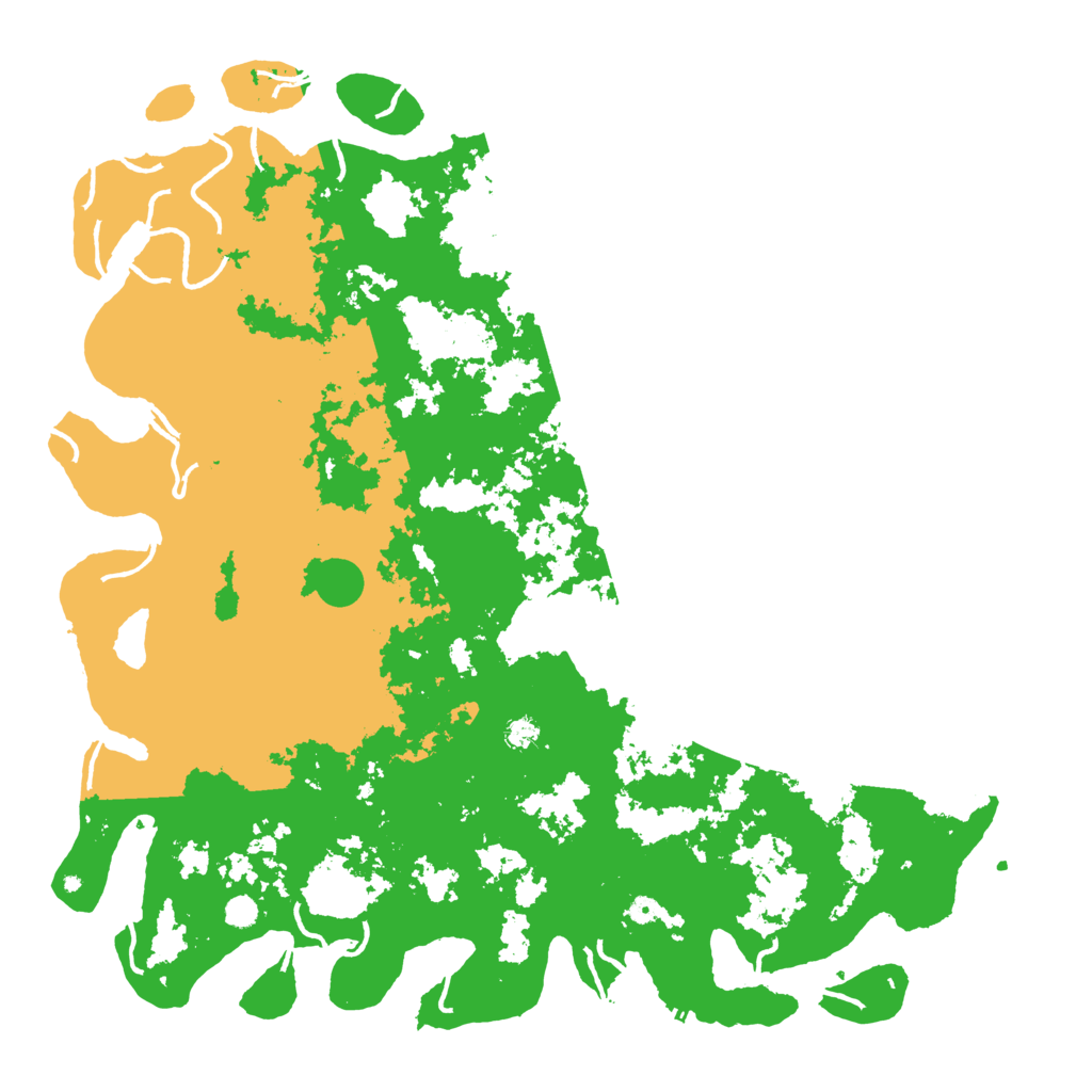 Biome Rust Map: Procedural Map, Size: 6000, Seed: 92796284