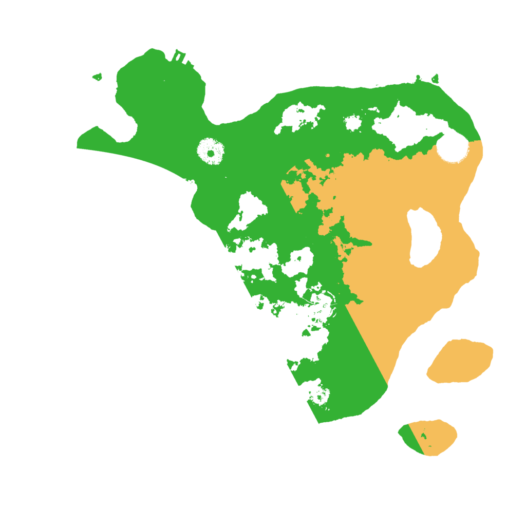 Biome Rust Map: Procedural Map, Size: 3000, Seed: 1233981836