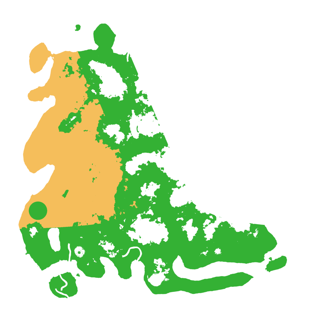 Biome Rust Map: Procedural Map, Size: 4500, Seed: 2253957