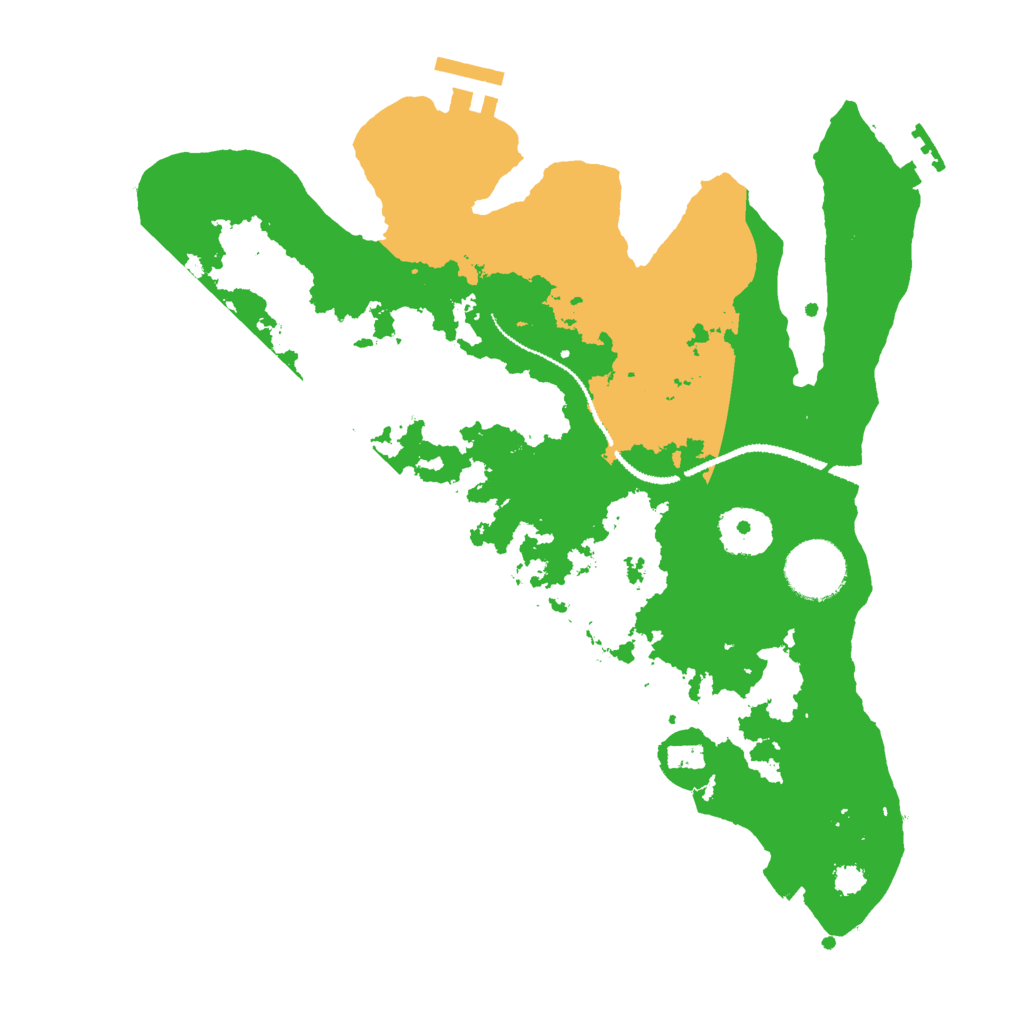 Biome Rust Map: Procedural Map, Size: 3000, Seed: 655215252