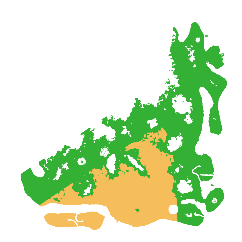 Biome Rust Map: Procedural Map, Size: 4500, Seed: 1340843