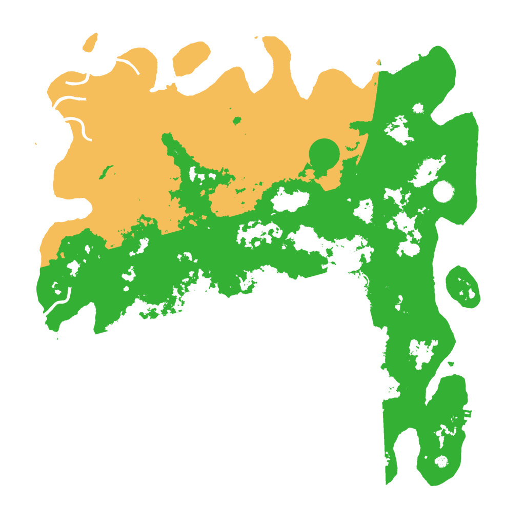 Biome Rust Map: Procedural Map, Size: 4500, Seed: 5298258