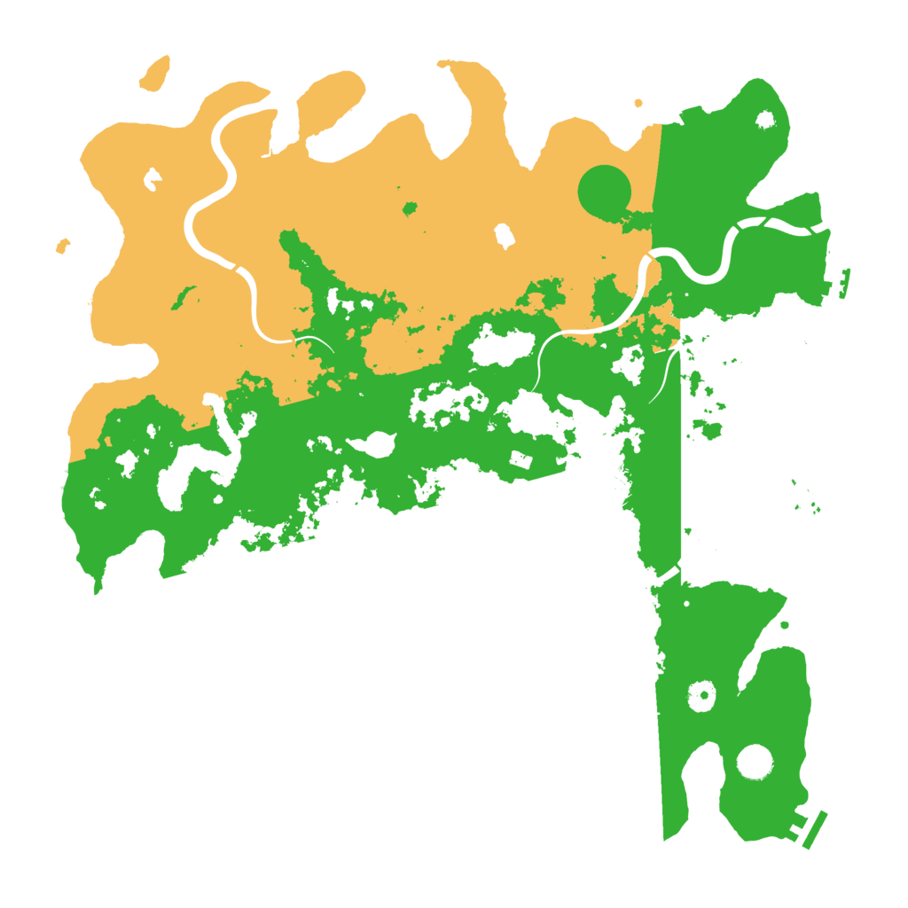 Biome Rust Map: Procedural Map, Size: 4500, Seed: 5298258