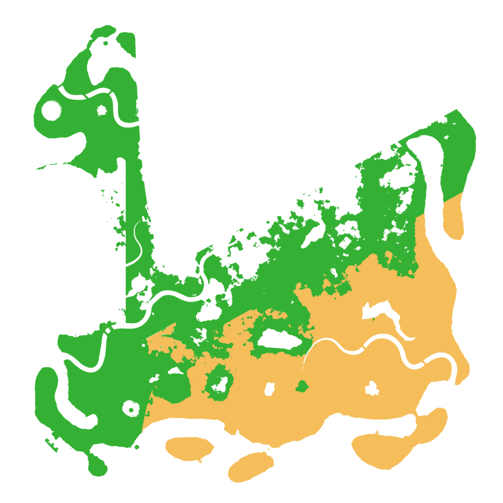 Biome Rust Map: Procedural Map, Size: 4500, Seed: 321758
