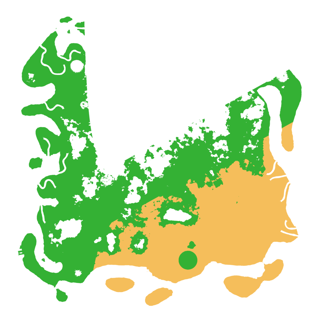 Biome Rust Map: Procedural Map, Size: 4500, Seed: 321758
