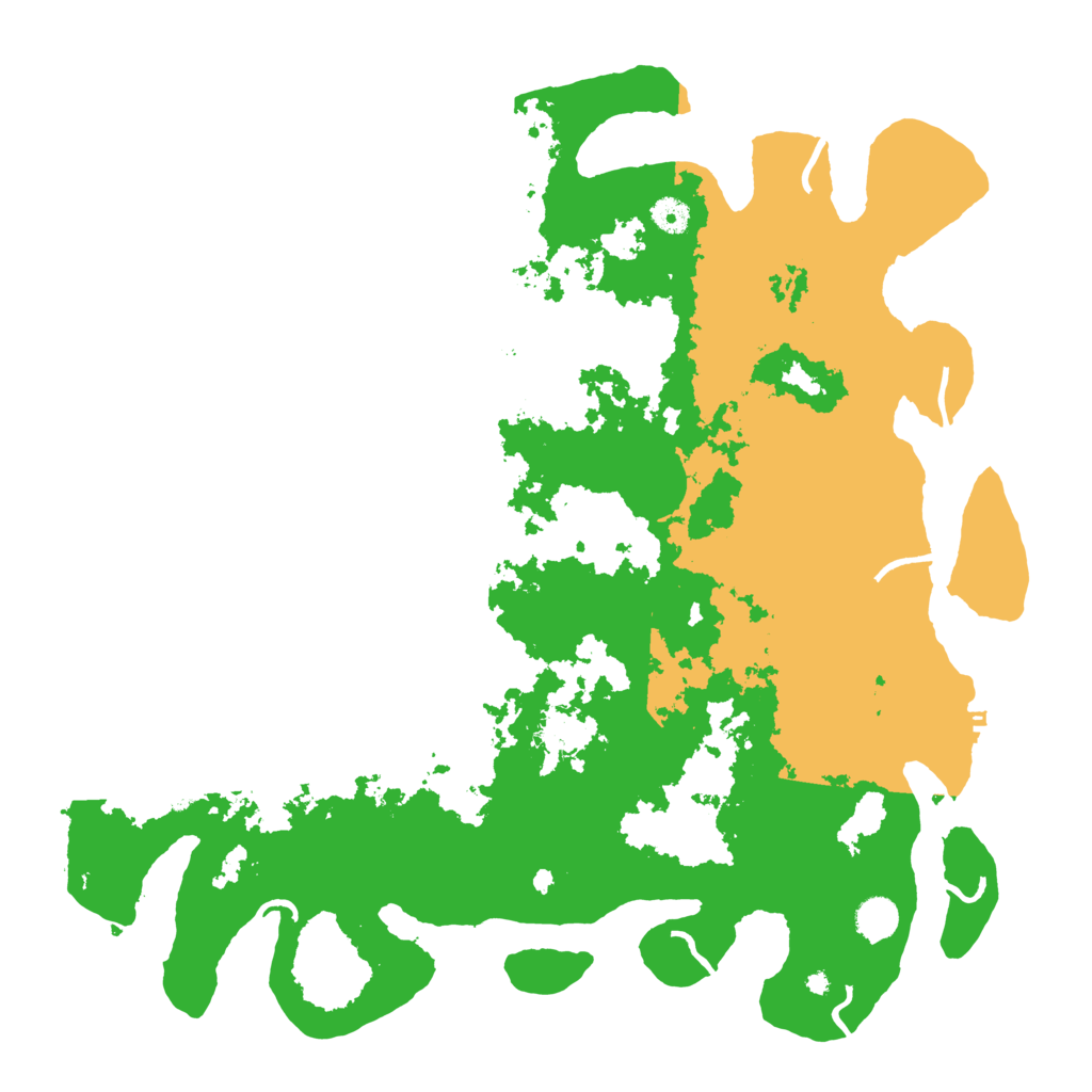 Biome Rust Map: Procedural Map, Size: 4500, Seed: 2520816