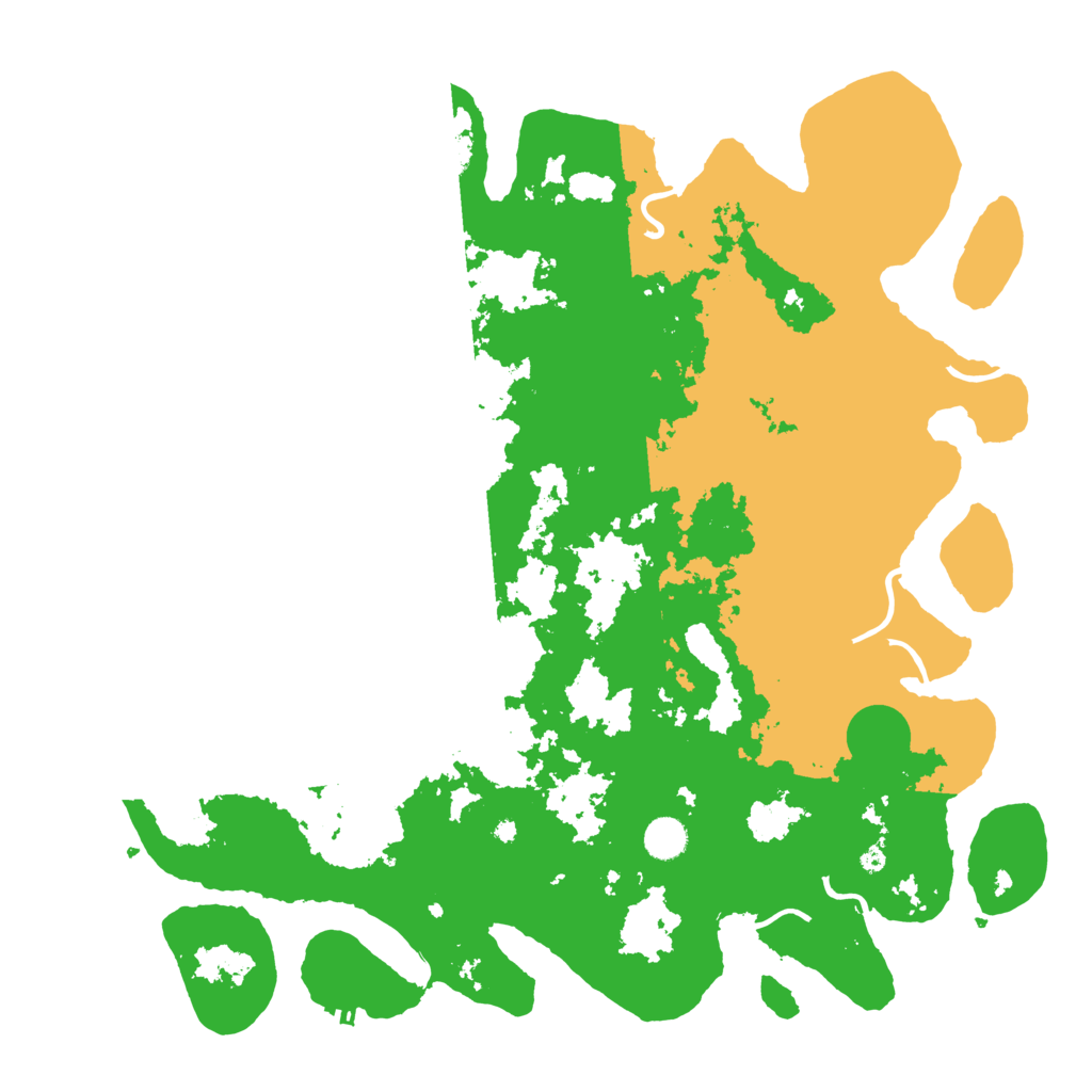 Biome Rust Map: Procedural Map, Size: 4500, Seed: 445974