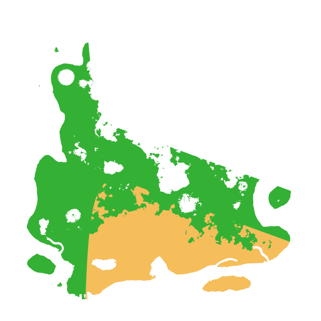 Biome Rust Map: Procedural Map, Size: 3500, Seed: 5854078