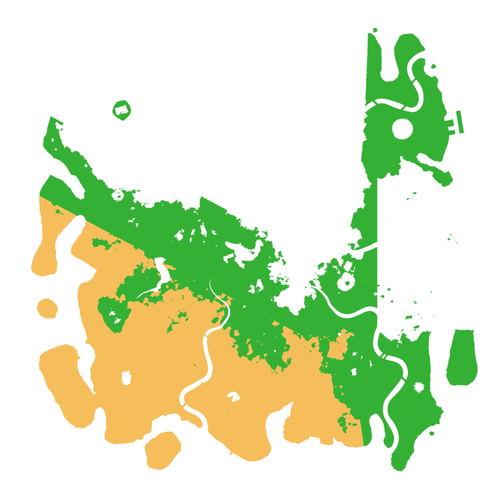 Biome Rust Map: Procedural Map, Size: 4500, Seed: 1222820