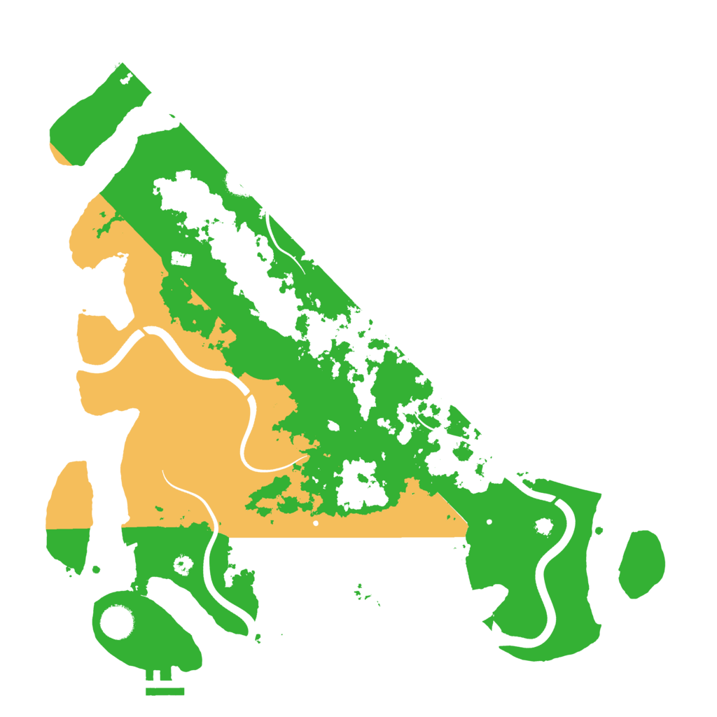 Biome Rust Map: Procedural Map, Size: 3750, Seed: 480722