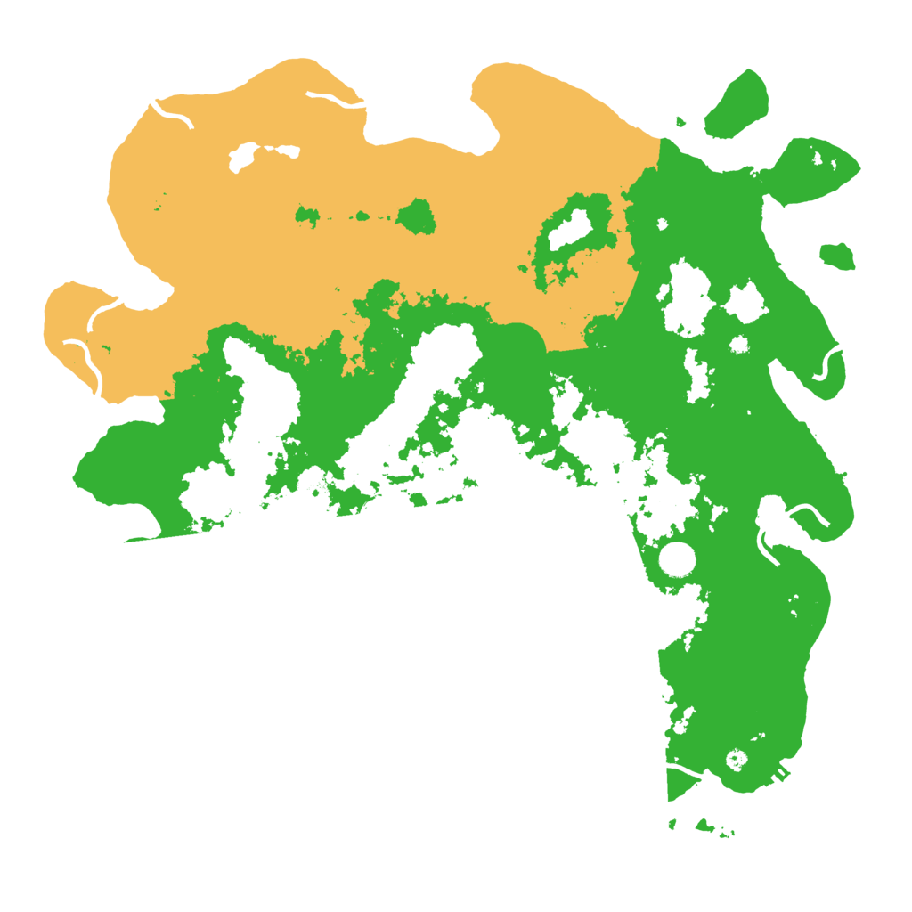 Biome Rust Map: Procedural Map, Size: 4500, Seed: 425216