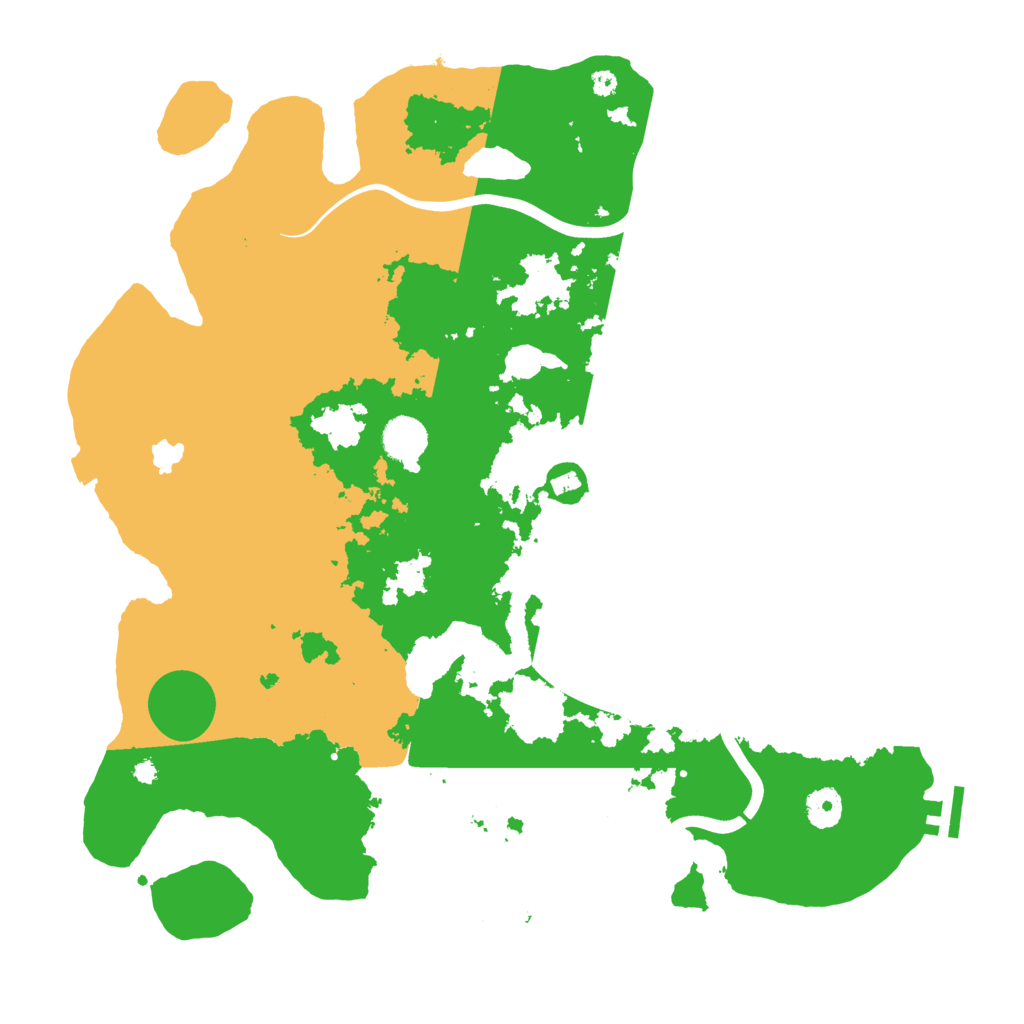 Biome Rust Map: Procedural Map, Size: 4000, Seed: 5969007