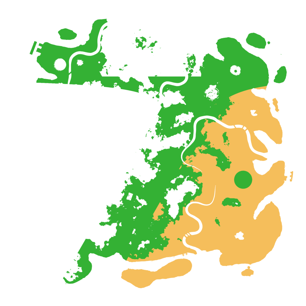 Biome Rust Map: Procedural Map, Size: 4500, Seed: 5016046