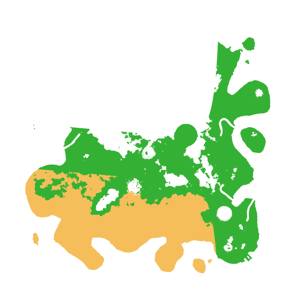 Biome Rust Map: Procedural Map, Size: 3520, Seed: 1234