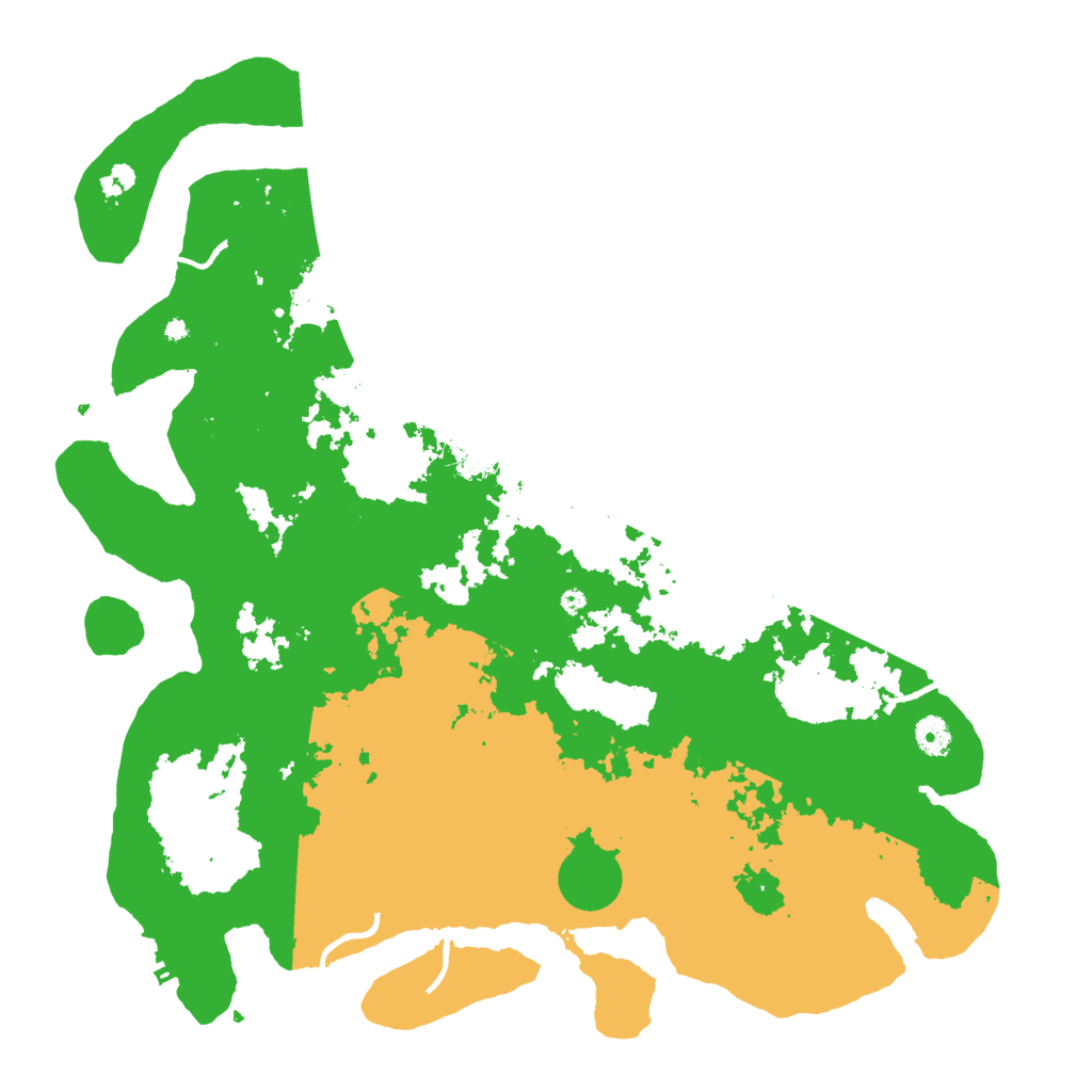 Biome Rust Map: Procedural Map, Size: 4500, Seed: 4513016