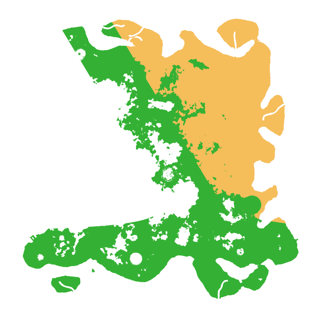 Biome Rust Map: Procedural Map, Size: 4500, Seed: 363995