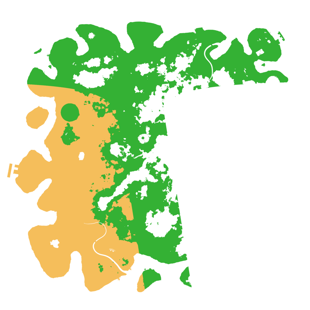 Biome Rust Map: Procedural Map, Size: 4500, Seed: 2200288