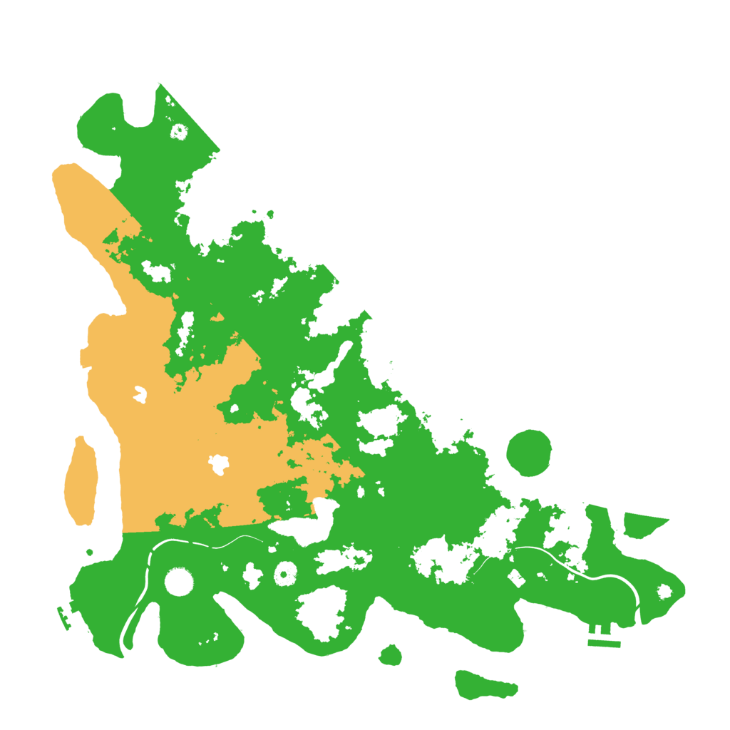 Biome Rust Map: Procedural Map, Size: 4500, Seed: 5510559