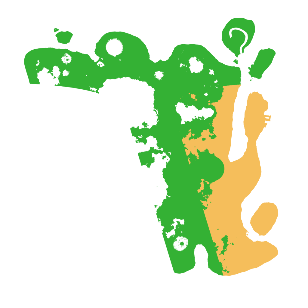 Biome Rust Map: Procedural Map, Size: 3250, Seed: 6028257