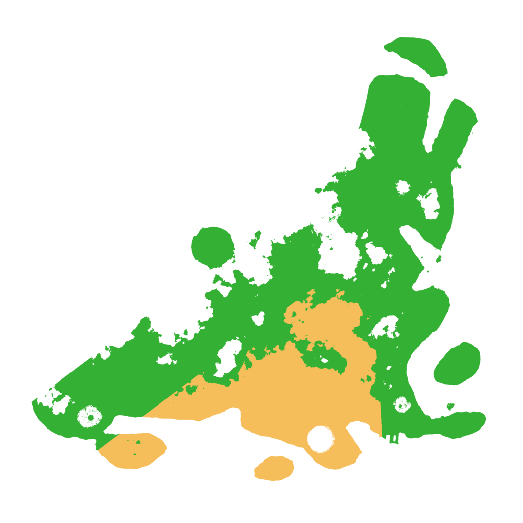 Biome Rust Map: Procedural Map, Size: 3500, Seed: 427349