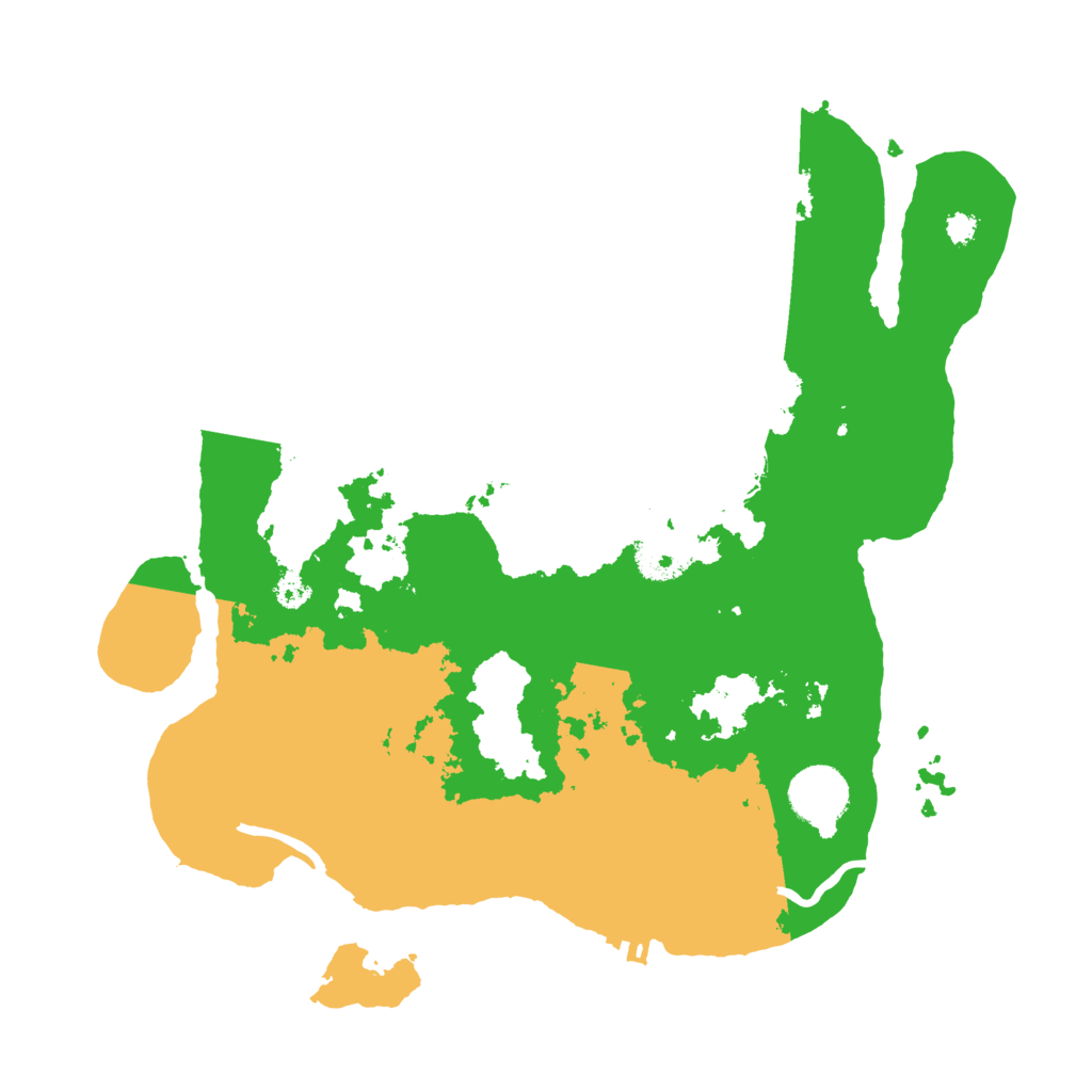Biome Rust Map: Procedural Map, Size: 3250, Seed: 6007571