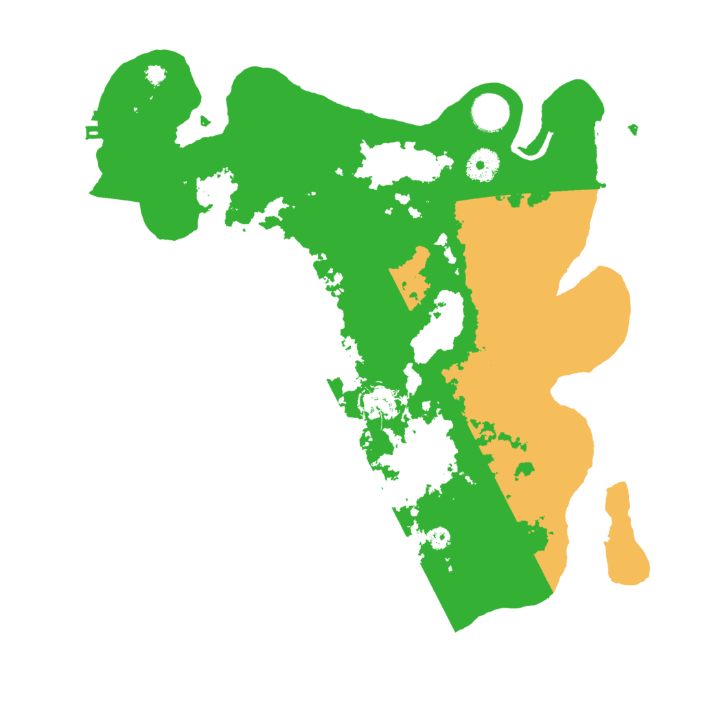 Biome Rust Map: Procedural Map, Size: 3250, Seed: 887842
