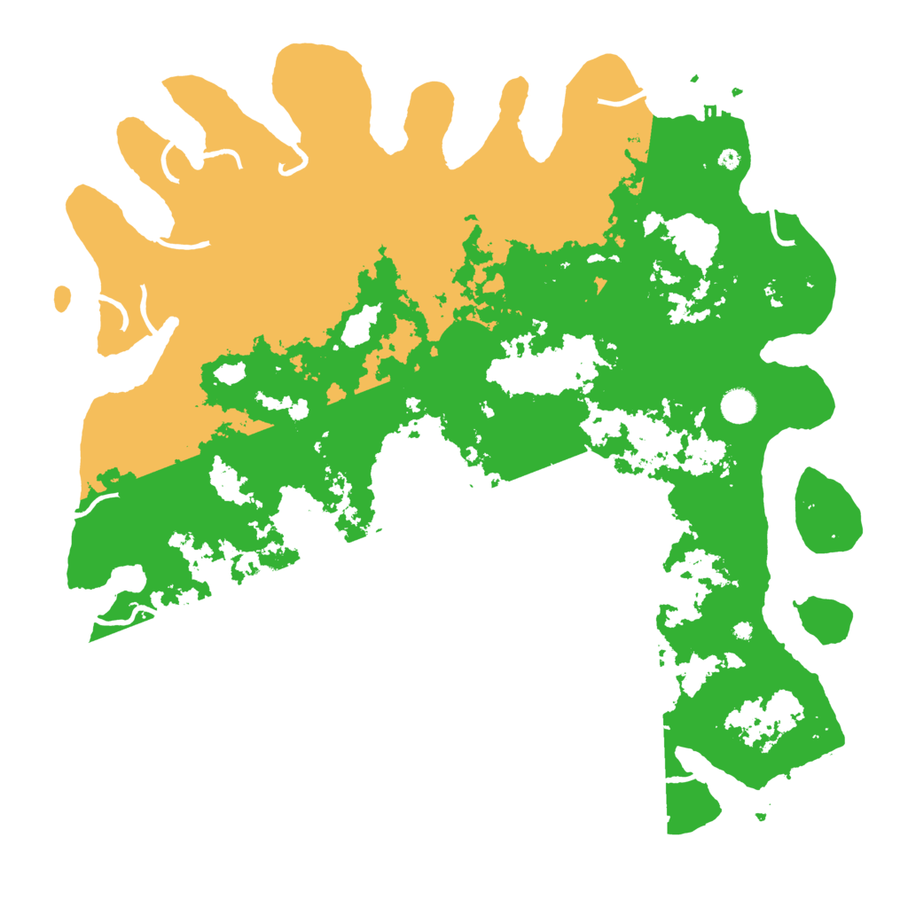 Biome Rust Map: Procedural Map, Size: 4500, Seed: 564984