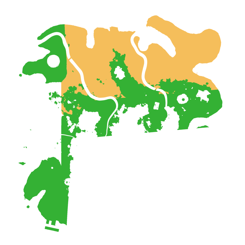 Biome Rust Map: Procedural Map, Size: 3500, Seed: 112120646