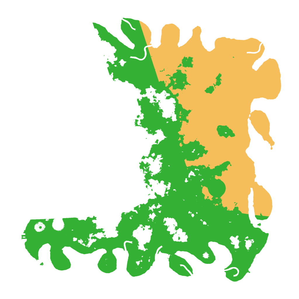Biome Rust Map: Procedural Map, Size: 4500, Seed: 6221808