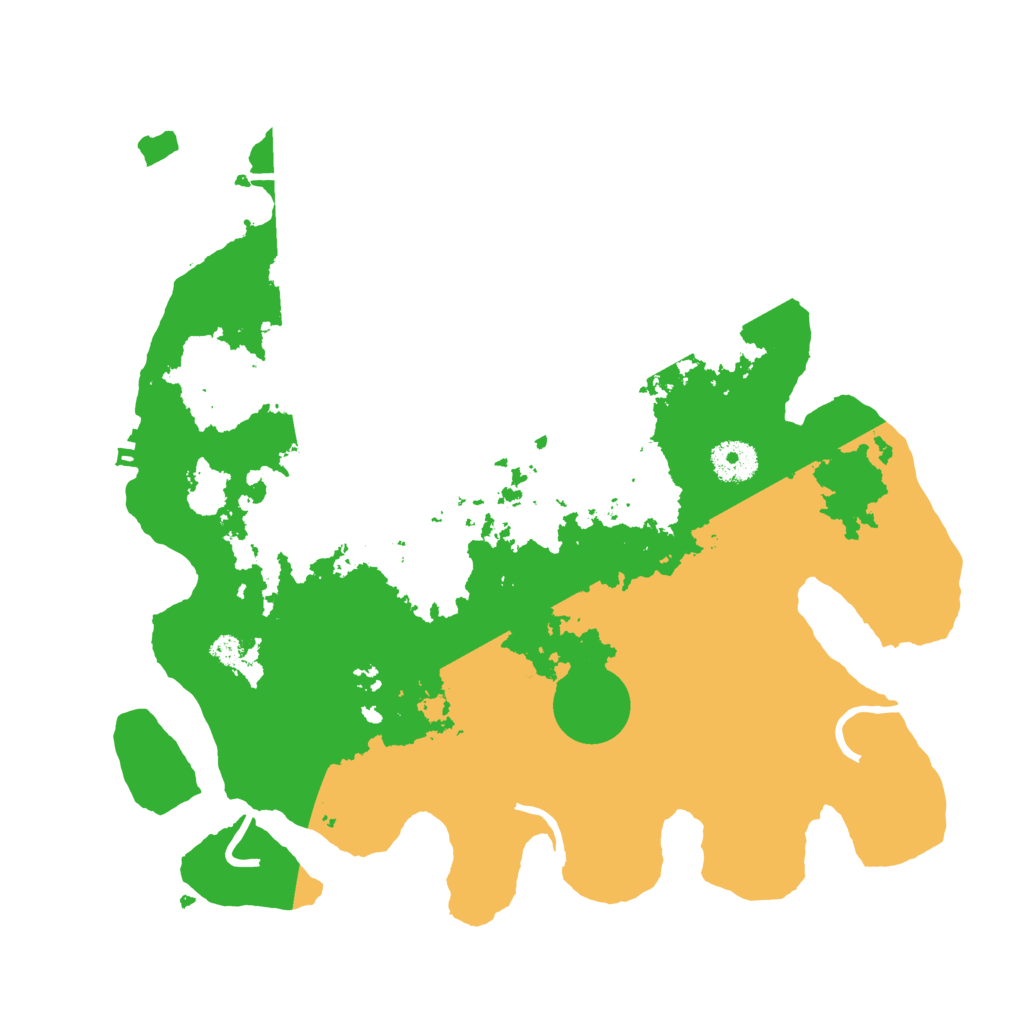 Biome Rust Map: Procedural Map, Size: 3500, Seed: 321935