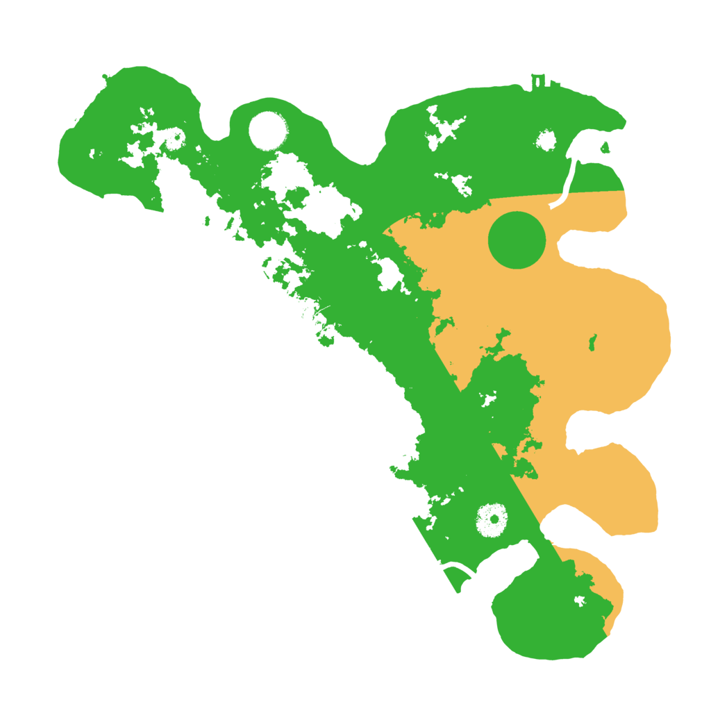 Biome Rust Map: Procedural Map, Size: 3250, Seed: 4263259