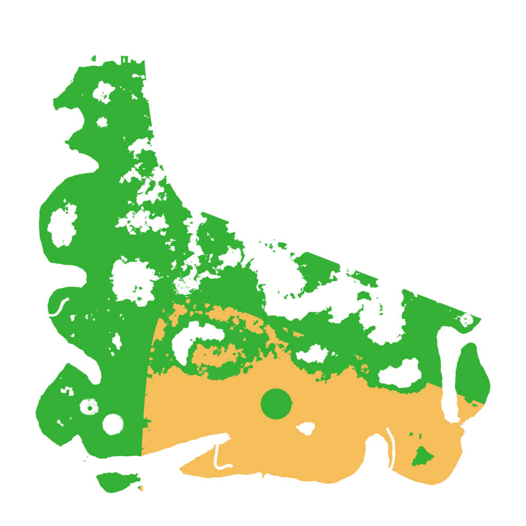 Biome Rust Map: Procedural Map, Size: 4500, Seed: 2924562