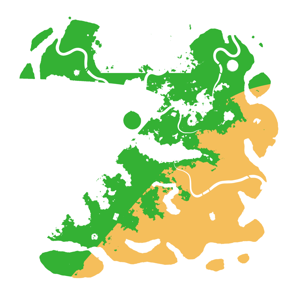 Biome Rust Map: Procedural Map, Size: 4500, Seed: 5347150