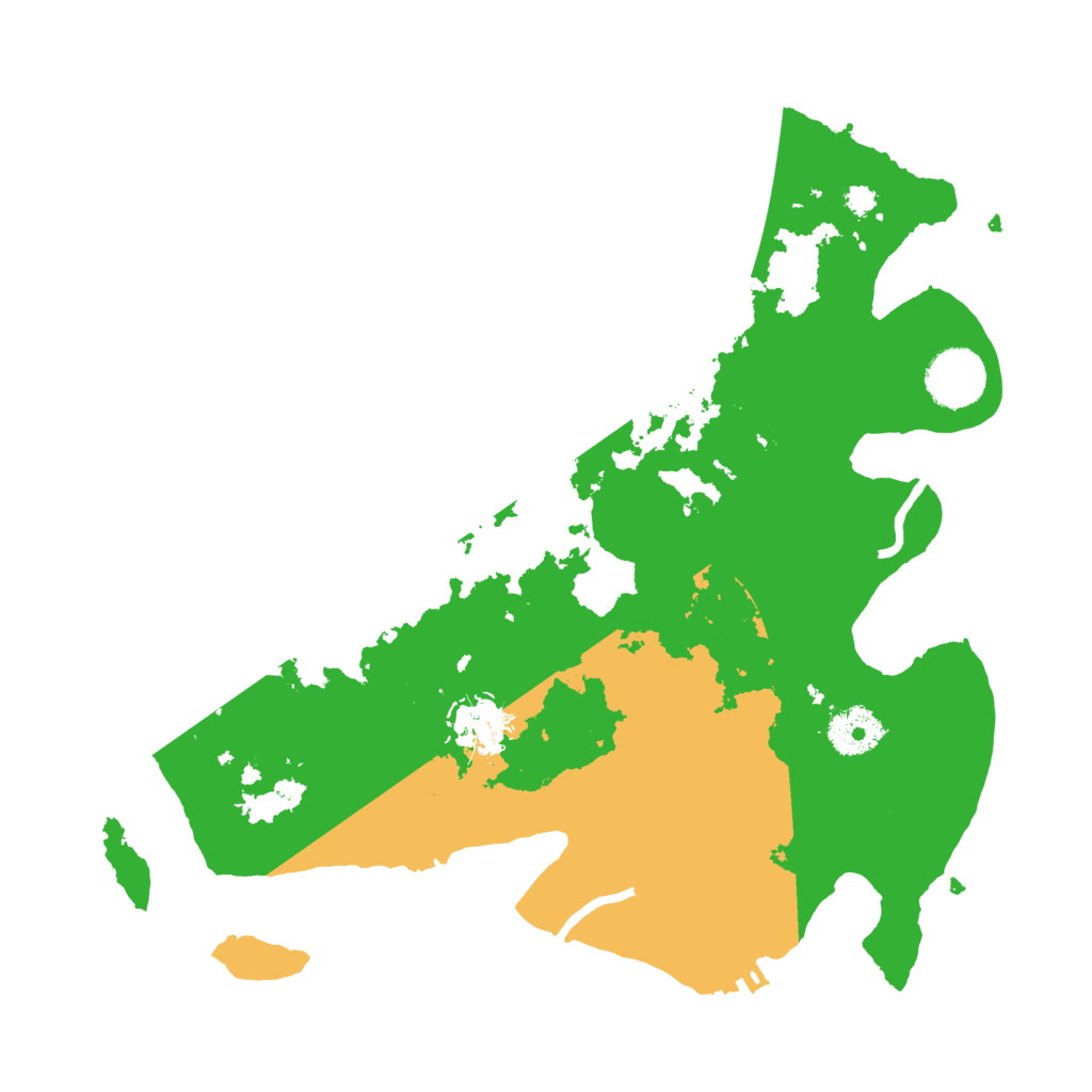 Biome Rust Map: Procedural Map, Size: 3250, Seed: 4089169