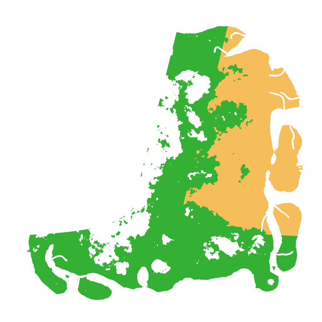 Biome Rust Map: Procedural Map, Size: 4500, Seed: 3553140